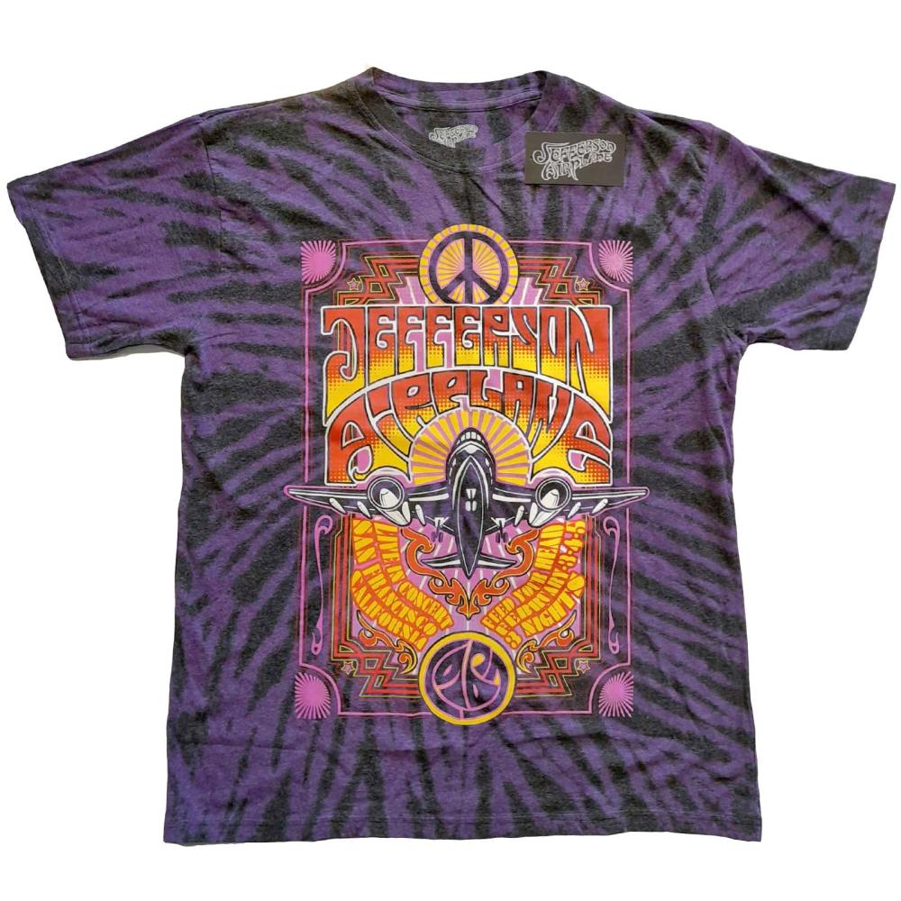 Jefferson Airplane - Live In San Francisco, CA Heren Tshirt - Paars